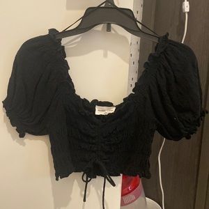 Victoria + Sophia adjustable crop top